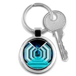 Space Ship Sci Fi Fantasy Science Key Chain (Round) Front