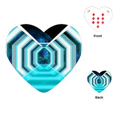 Space Ship Sci Fi Fantasy Science Playing Cards Single Design (heart)