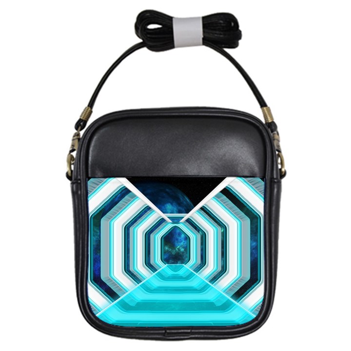 Space Ship Sci Fi Fantasy Science Girls Sling Bag