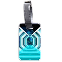 Space Ship Sci Fi Fantasy Science Luggage Tag (two Sides)