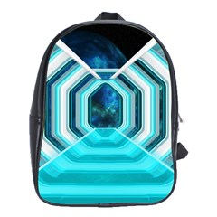 Space Ship Sci Fi Fantasy Science School Bag (xl)