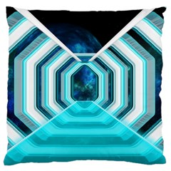 Space Ship Sci Fi Fantasy Science Standard Flano Cushion Case (one Side) by Jancukart