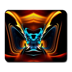 Duck-crazy-duck-abstract Large Mousepads