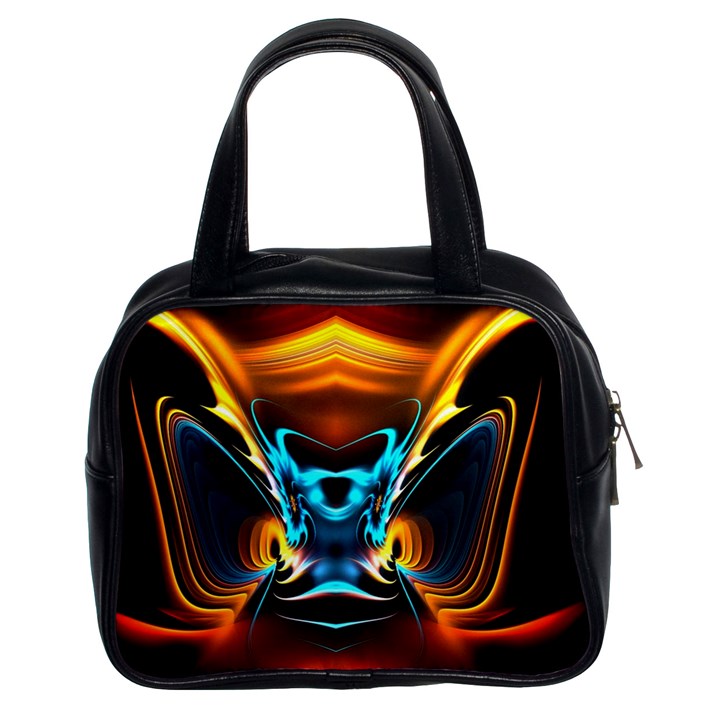 Duck-crazy-duck-abstract Classic Handbag (Two Sides)