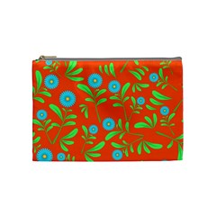 Background-texture-seamless-flowers Cosmetic Bag (medium)