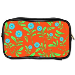 Background-texture-seamless-flowers Toiletries Bag (two Sides)