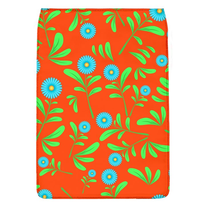 Background-texture-seamless-flowers Removable Flap Cover (L)