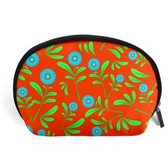 Background-texture-seamless-flowers Accessory Pouch (large)