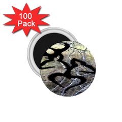 Black Love Browning Deer Camo 1 75  Magnets (100 Pack)  by Jancukart