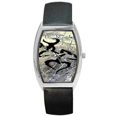 Black Love Browning Deer Camo Barrel Style Metal Watch by Jancukart