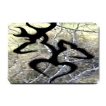 Black Love Browning Deer Camo Small Doormat  24 x16  Door Mat