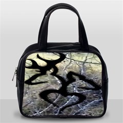 Black Love Browning Deer Camo Classic Handbag (one Side)