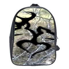 Black Love Browning Deer Camo School Bag (xl)