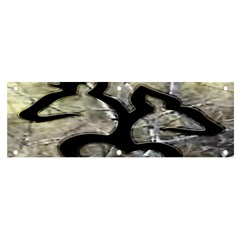 Black Love Browning Deer Camo Banner And Sign 6  X 2 