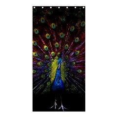 Beautiful Peacock Feather Shower Curtain 36  X 72  (stall)  by Jancukart