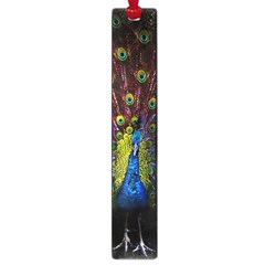 Beautiful Peacock Feather Large Book Marks by Jancukart