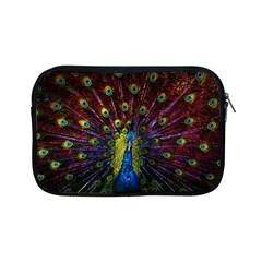 Beautiful Peacock Feather Apple Ipad Mini Zipper Cases by Jancukart