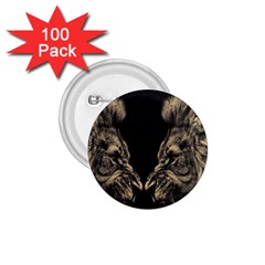 Animalsangry Male Lions Conflict 1 75  Buttons (100 Pack)  by Jancukart