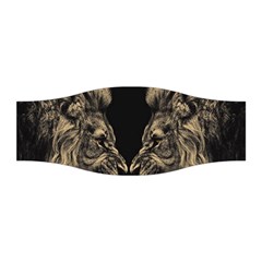 Animalsangry Male Lions Conflict Stretchable Headband by Jancukart