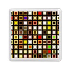 Squares-colorful-texture-modern-art Memory Card Reader (square)