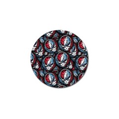 Grateful Dead Pattern Golf Ball Marker