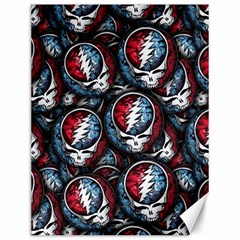 Grateful Dead Pattern Canvas 12  X 16 