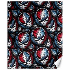 Grateful Dead Pattern Canvas 16  X 20 