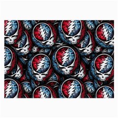 Grateful Dead Pattern Large Glasses Cloth (2 Sides)