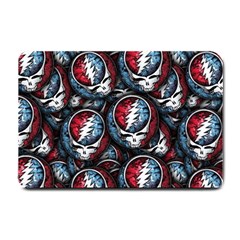 Grateful Dead Pattern Small Doormat  by Jancukart