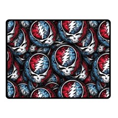 Grateful Dead Pattern Fleece Blanket (small)