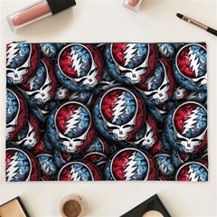 Grateful Dead Pattern Cosmetic Bag (xxl)