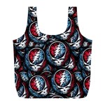 Grateful Dead Pattern Full Print Recycle Bag (L) Front