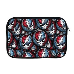 Grateful Dead Pattern Apple Macbook Pro 17  Zipper Case