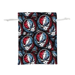 Grateful Dead Pattern Lightweight Drawstring Pouch (m) by Jancukart