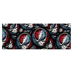 Grateful Dead Pattern Banner And Sign 8  X 3 