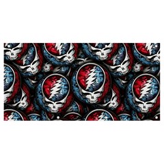 Grateful Dead Pattern Banner And Sign 8  X 4 