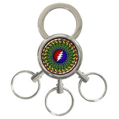 Grateful Dead 3-ring Key Chain by Jancukart