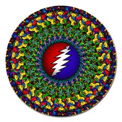 Grateful Dead Magnet 5  (round) by Jancukart