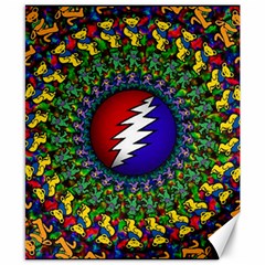 Grateful Dead Canvas 8  X 10 