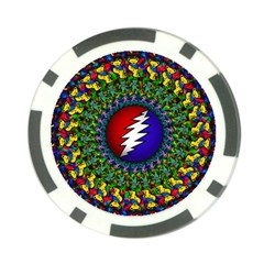 Grateful Dead Poker Chip Card Guard