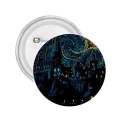 Cartoon Starry Night Vincent Van Gofh 2 25  Buttons by Jancukart