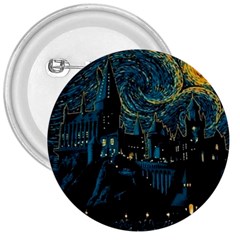 Cartoon Starry Night Vincent Van Gofh 3  Buttons by Jancukart