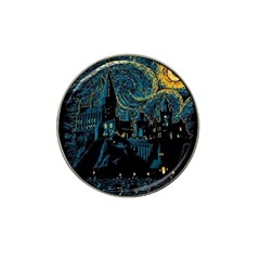 Cartoon Starry Night Vincent Van Gofh Hat Clip Ball Marker (4 Pack)