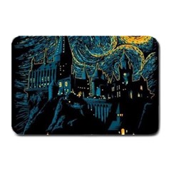 Cartoon Starry Night Vincent Van Gofh Plate Mats by Jancukart