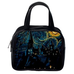 Cartoon Starry Night Vincent Van Gofh Classic Handbag (one Side) by Jancukart