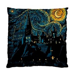 Cartoon Starry Night Vincent Van Gofh Standard Cushion Case (one Side)