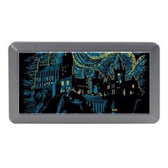 Cartoon Starry Night Vincent Van Gofh Memory Card Reader (mini) by Jancukart