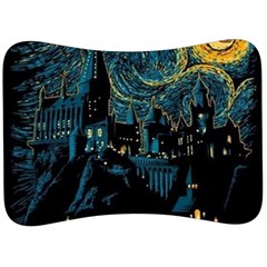 Cartoon Starry Night Vincent Van Gofh Velour Seat Head Rest Cushion