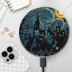 Cartoon Starry Night Vincent Van Gofh Wireless Charger by Jancukart