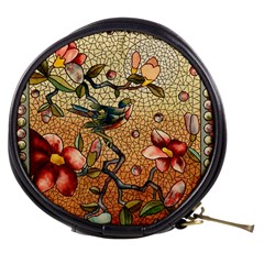 Flower Cubism Mosaic Vintage Mini Makeup Bag